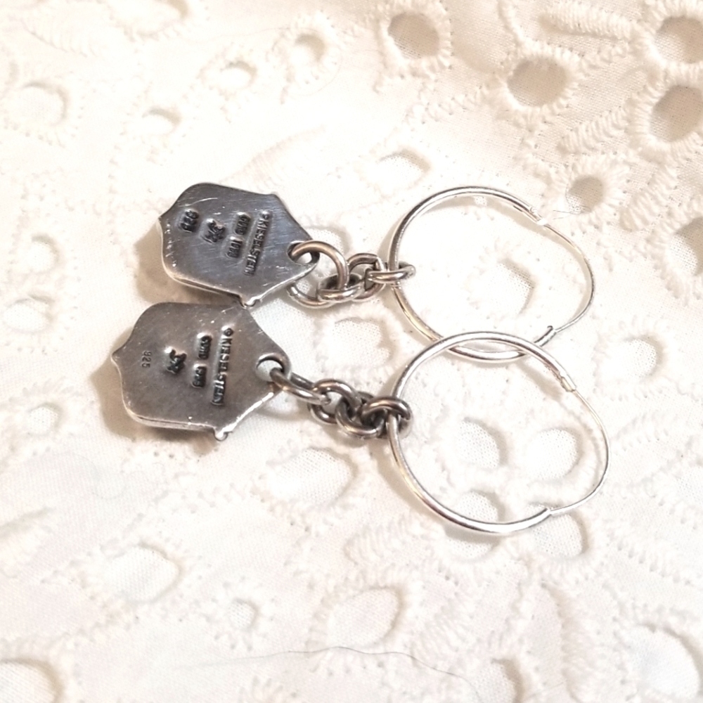 BARRY KIESELSTEIN-CORD Celestial Sterling Dangling Earrings NWOT - Picture 4 of 7